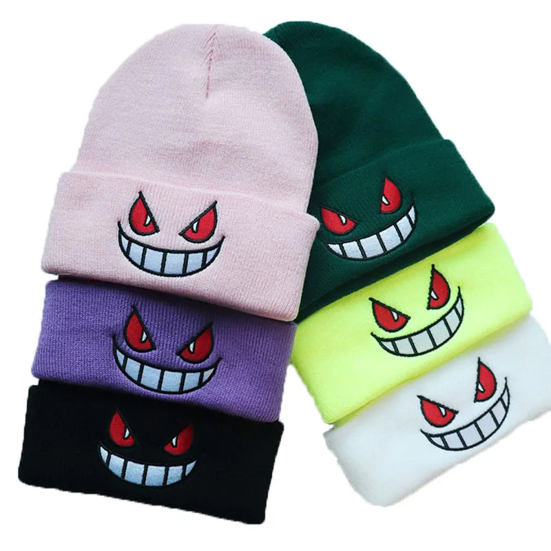 Beanies Cartoon Eyes Mouth Unisex